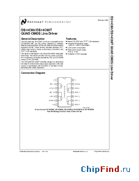 Datasheet DS14C88M manufacturer National Semiconductor